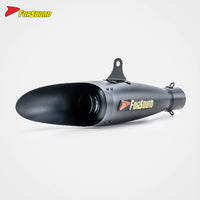 RS Modified Motorcycle Exhaust System 51Mm Airship Tail with Straight through Lifting Lug Compatible MT07 CBR650 ZX-4R R6
