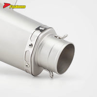 For Honda Forza 350 Exhaust Matte Extended Slanted Hexagonal Mid-Rear Section Exhaust Carbon Fiber Tip Urban Commute OEM ODM