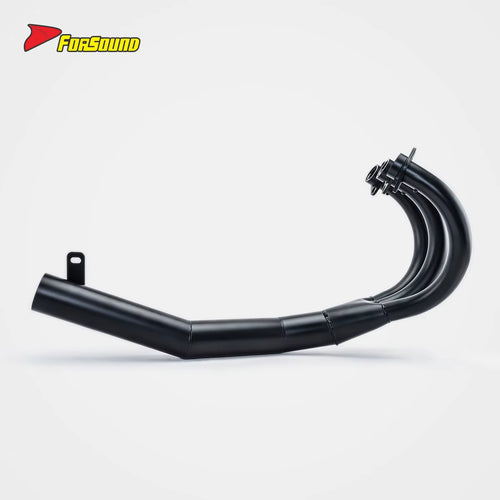 New FORSOUND KAWASAKI KH250 Retro Motorcycle Black Painted Cast Iron Exhaust Pipe Replacement for CB750K/ Includes Exhaust
