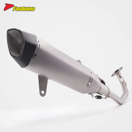 For Honda Adv 160 Full System Exhaust Stainless Steel TSS Model Full Exhaust Penetrating Exhaust Note 2022-2026 Model Compatible