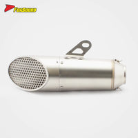 Stainless Steel 51Mm Honeycomb End Can Exhaust Pipe Universal Motorcycle Pipe