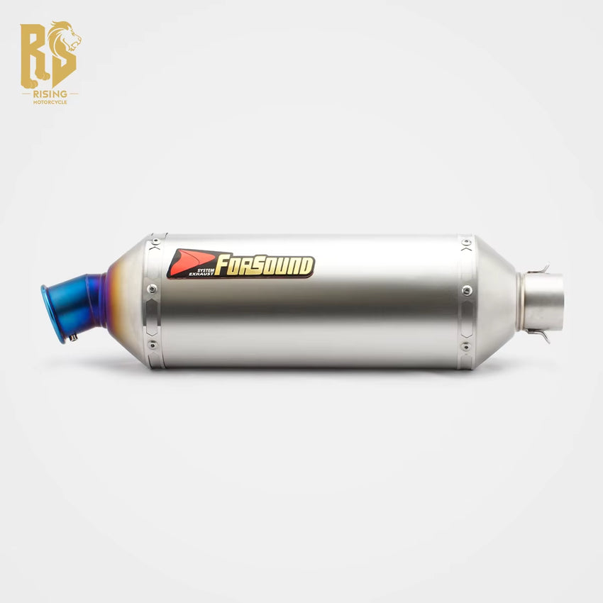 Stainless Steel 51Mm Exhaust End Can for Universal Motorcycle 51Mm Pipe