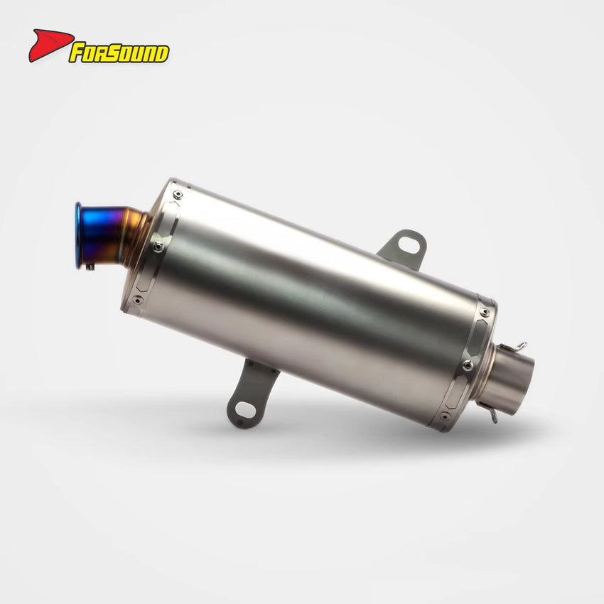 For ADV 350 Stainless Steel Exhaust Blue Tip Immortal Bird Full System Deep Mellow Exhaust Note 2024-2025 Model Compatible OEM