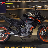 For KTM 790 890 Fit 2018-2025 Silvery Stainless Steel Motorcycle Exhaust Muffler with DB Killer Thundering Sound Customizable
