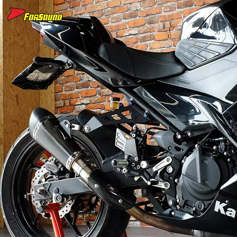 Stainless Steel 51Mm Exhaust Mid-Tail Exhaust Pipe for Kawasaki Ninja 400
