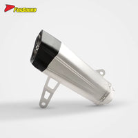 For ZONTES 368G Fit 2024-2025 Stainless Steel Motorcycle Full Exhaust System Side-Exit Exhaust Pipe ADV Scooter Customizable OEM
