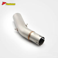 For HAOJUE SUZUKI GSX250R Stainless Steel 51MM Caliber Motorcycle Mid-Section Exhaust Compatible with the Original Front Section