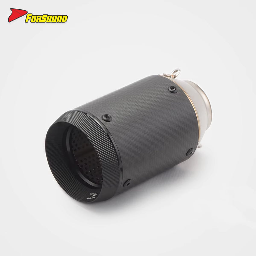 RS Original Ninja 400 Modified AR for Coke Can Barrel round Mouth Exhaust Pipe for Z900R3 675NK 703RR Motorcycles