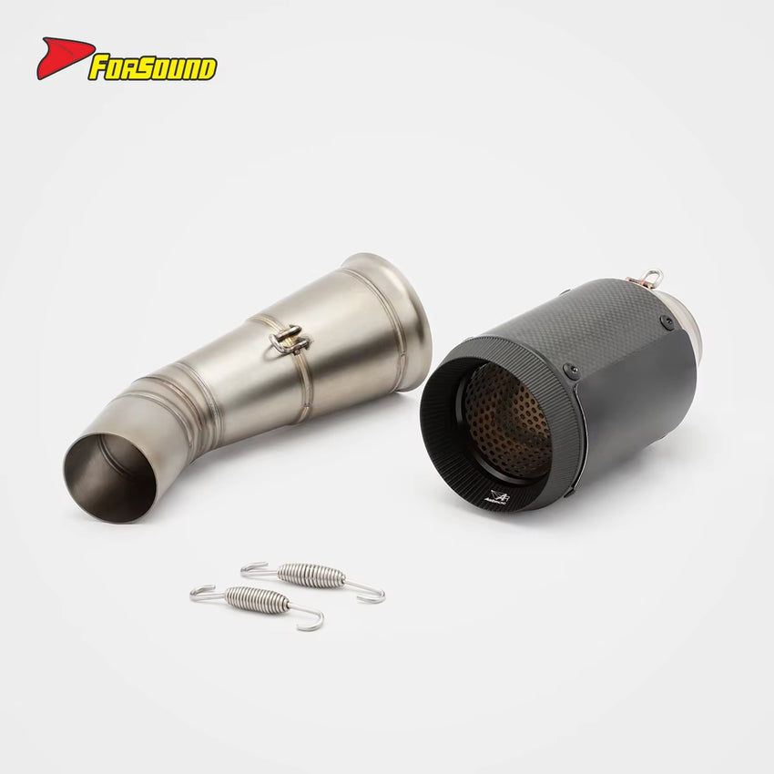 For ZONTES 703RR 2023-2025 Bottom-Exit Straight-Through Exhaust Pipe Aggressive Sound Improved Exhaust Flow Power Boost OEM&ODM