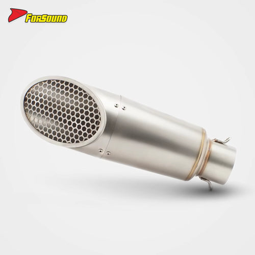 Stainless Steel Mini Honeycomb End Can Exhaust Pipe Universal Motorcycle Pipe