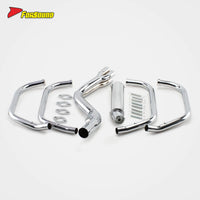 Exquisite and Heat Resistant Electroplating Motorcycle Full System Exhaust Pipe for HONDA CBX400F CB400F 1981-1984 Vintage Style