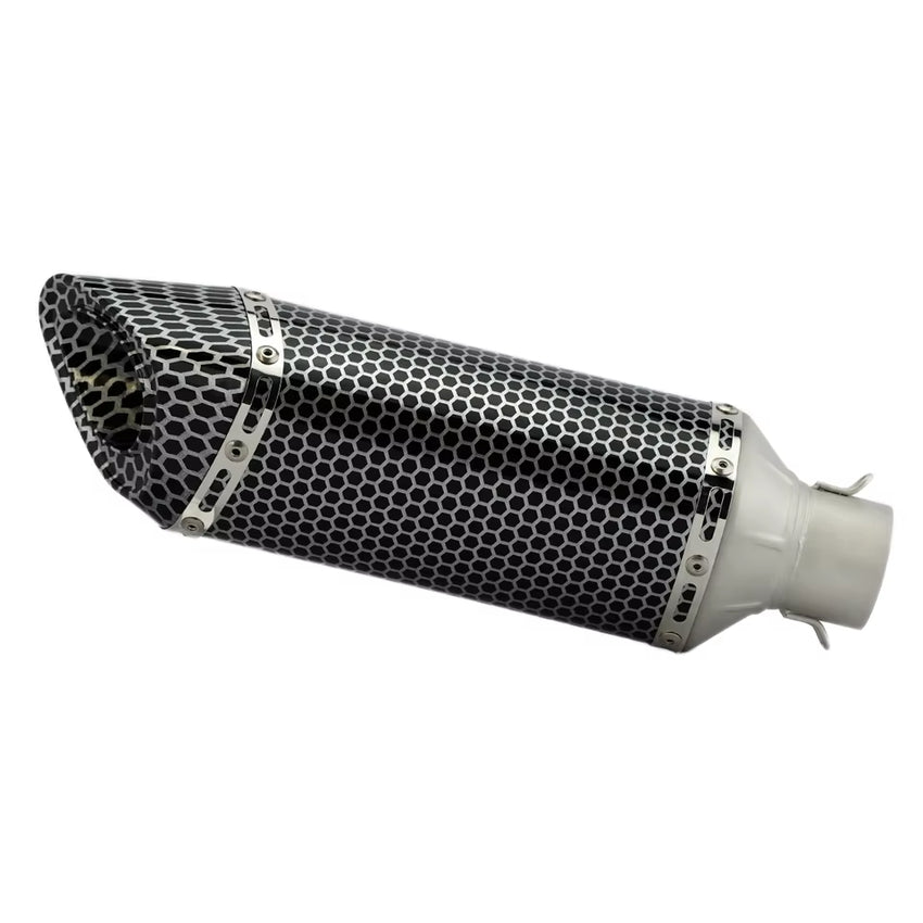 RS Original High Temperature Resistant New D Stainless Steel Slip-On Silencer Motorcycle Exhaust Tail Tube Retrofit Upgrade