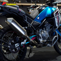 For 450MT 2023-2025 Off-Road Adventure Straight-Through T148 Model Full-System Titanium Alloy Exhaust Side-Exit Power Boost OEM