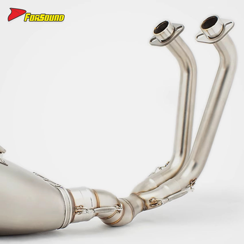 For KAWASAKI Z650 Fit 2017-2025 Stainless Steel Motorcycle Full Modified Bottom-Exit Exhaust Pipe Power Enhancement Customizable