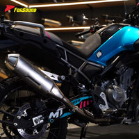 FORSOUND for 450MT Fit 2023-2025 Expeditionary Force Model Stainless Steel Straight-Through Full Exhaust System Side-Exit