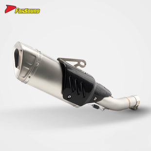 High Performance Stainless Steel 51Mm K10 Motorcycle Mid-Tail Integrated Exhaust Muffler with DB Killer for SUZUKI GSX250R