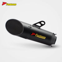 Stainless Steel 51Mm Honeycomb End Can Exhaust Pipe Universal Motorcycle Pipe