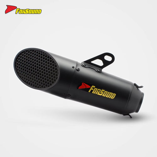 Stainless Steel 51Mm Honeycomb End Can Exhaust Pipe Universal Motorcycle Pipe