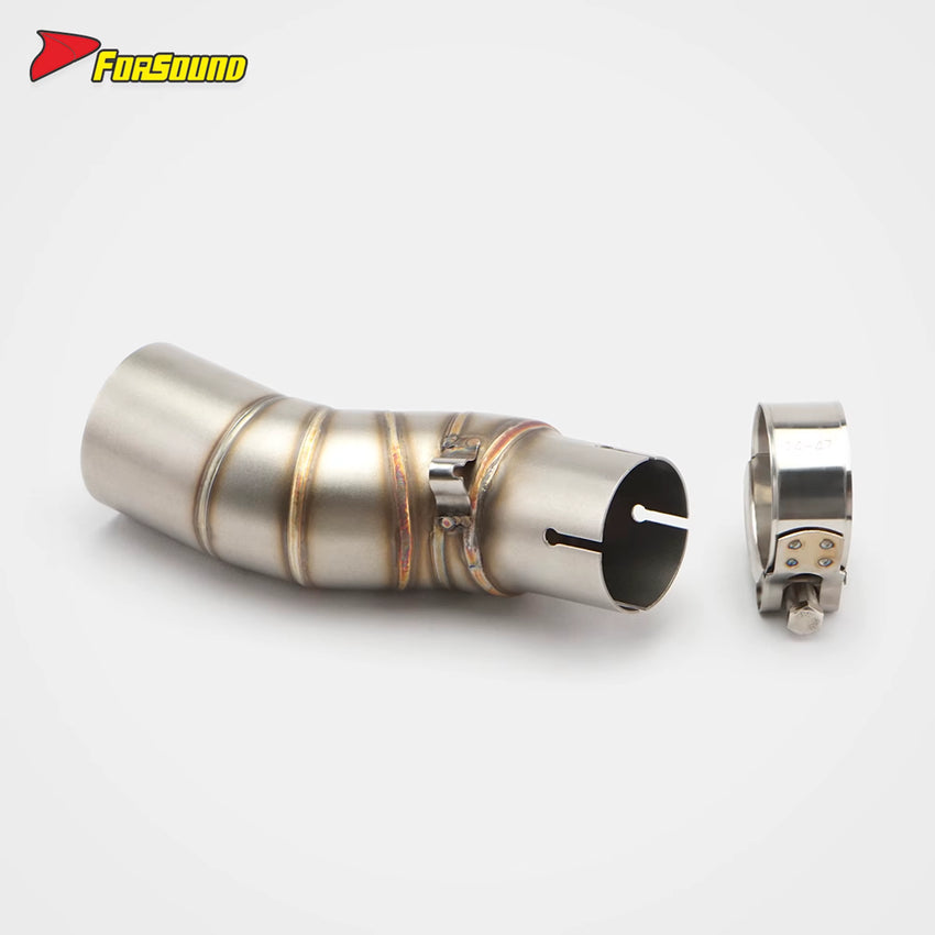 For CFMOTO Stainless Steel Carbon Fiber SR Full-Section Silencer Exhaust Pipe for CFMOTO 450SR 450NK Motorcycles Condition New
