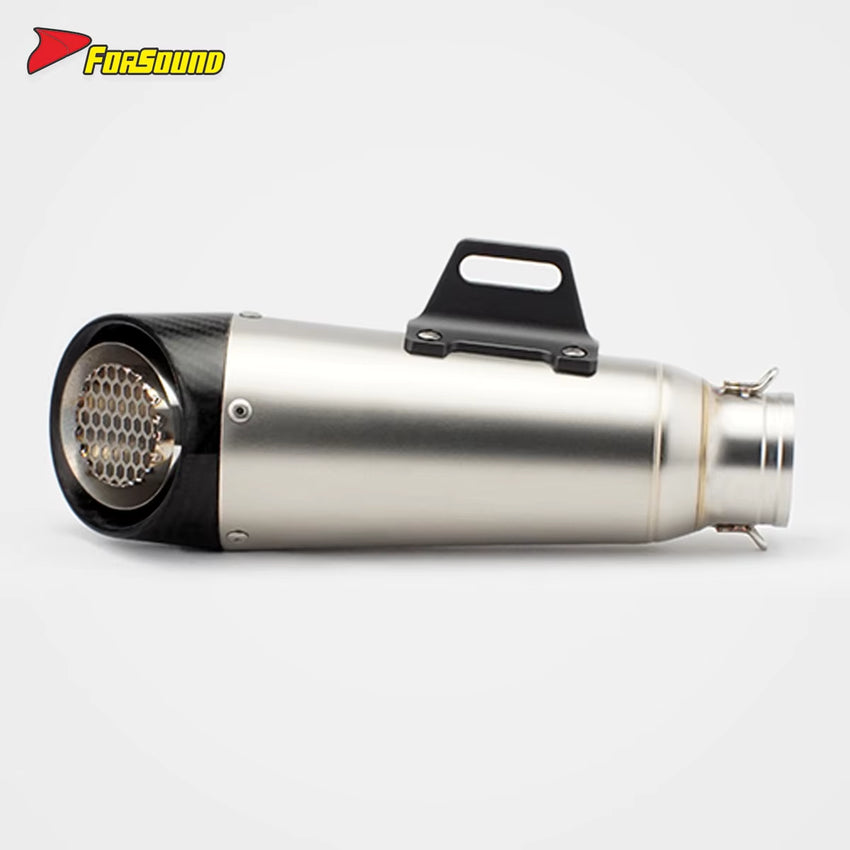 Motorcycle Exhaust System SC Bee Net Cover Tail Exhaust Pipe for MT09 Huanglong 450SR Race 600 R3 Ninja GSX