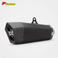 For KAWASAKI Ninja400 51Mm Caliber Stainless Steel Motorcycle Mid-Tail Integrated Exhaust Pipe Twin-Cylinder Power Boost OEM
