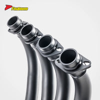 New FORSOUND Kawasaki Z900RS Cafe Accessories One-Piece Black Cast Iron Exhaust System Replacement Shorty High Temp Corrosion