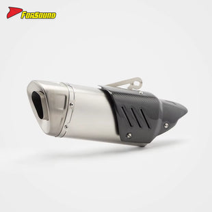 FORSOUND ท่อไอเสีย Yamaha MT10 สไตล์ K10 ปลายสแตนเลส ท่อกลางสั้น 2015-2021 ท่อสลิปออน YZF-R1 ใหม่