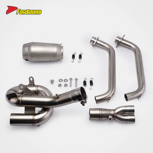 Yamaha Mt07 Stainless Steel 51Mm Exhaust Undertail Turbine ARROW Shorty Muffler Modified Part Full System 2014-2025 Touring