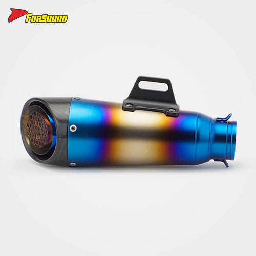 Motorcycle Exhaust System SC Bee Net Cover Tail Exhaust Pipe for MT09 Huanglong 450SR Race 600 R3 Ninja GSX
