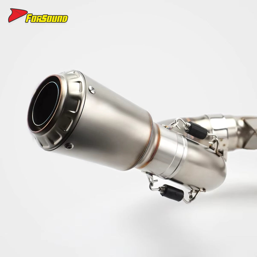 New Condition Stainless Steel Motorcycle Full Exhaust System Side Mounted Exhaust for HONDA CBR650 2021-2025 Sporty Street Bike