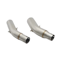 For HAOJUE SUZUKI GSX250R Stainless Steel 51MM Caliber Motorcycle Mid-Section Exhaust Compatible with the Original Front Section
