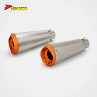 For 500SR Voom Exhaust Full System 2023 AR Extended Oval Tip Optimized Flow Stainless Steel OEM