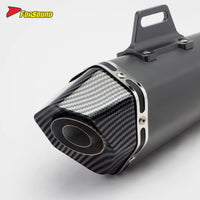 51Mm Universal Motorcycle Exhaust Muffler Customizable Logo Tail Pipe Escape Modified for R1 Z900 CBR150R CB400X FZ6 GSX250R