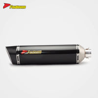 Stainless Steel Carbon Fiber 51Mm Roman Roman Clamp End Can Exhaust Pipe Universal Motorcycle Pipe