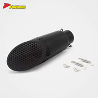 Stainless Steel 51Mm Mini Honeycomb End Can Exhaust Pipe Universal Motorcycle Pipe