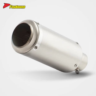 RS Original Stainless Steel Racing Scooter Circular Air Outlet Exhaust Muffler for XMAX FZ6 Z900 for Honda 51Mm Caliber