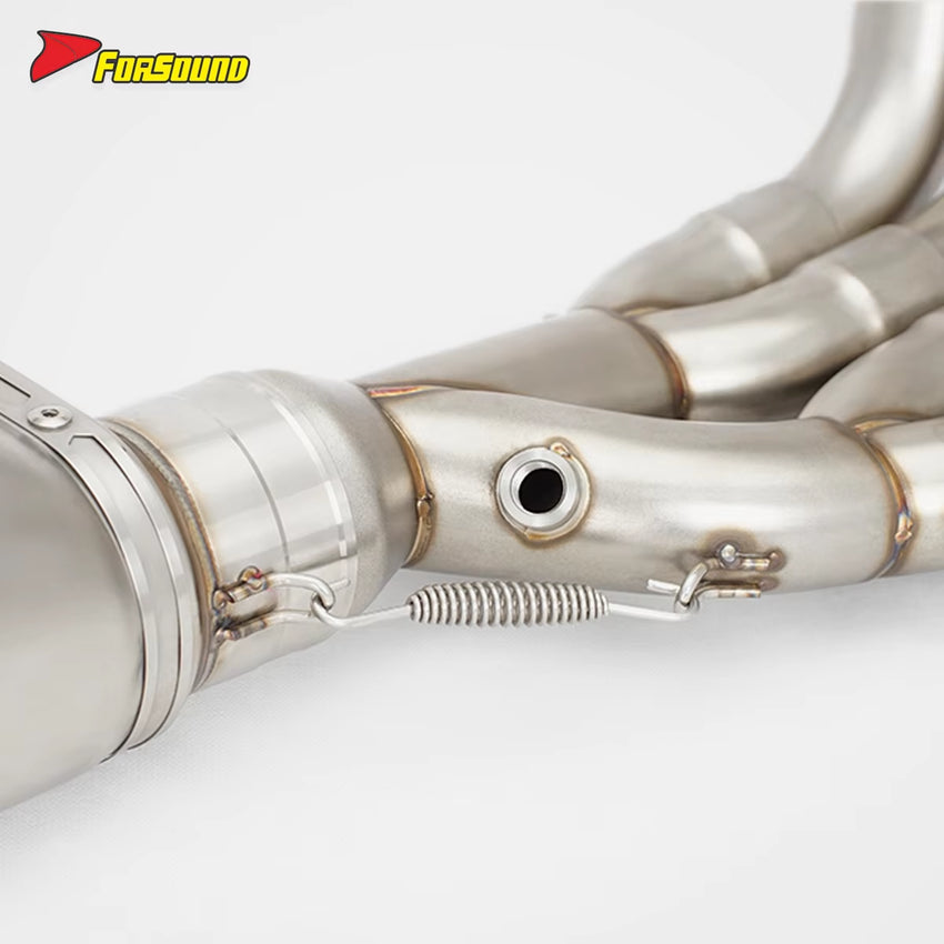 For HONDA CBR650R CB650 Fit 2019-2025 High Performance Stainless Steel Motorcycle Full Underside Exhaust Pipe Deep Sound OEM ODM