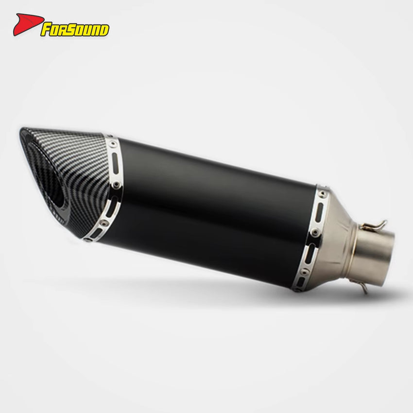 Universal Stainless Steel Exhaust Muffler for Motorcycles New Condition 51Mm Caliber Carbon Brazing Escapes Yoshimura Carbono