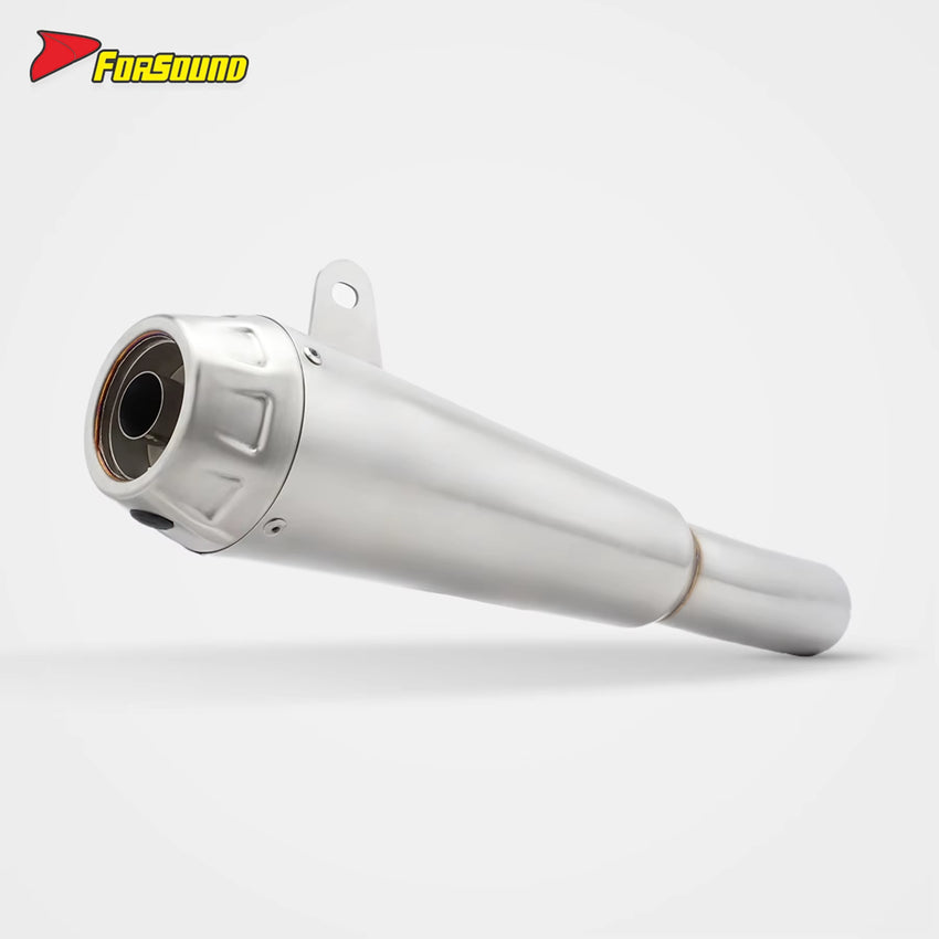 New Condition Racing Motorcycle Exhaust Stainless Steel Slip-On Muffler Mid-Tail Integrated Exhaust Pipe for KAWASAKI ZX-6R