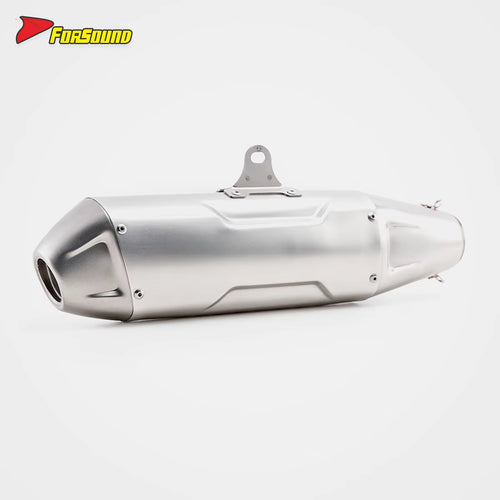 RS Universal Stainless Steel 51Mm Caliber Motorcycle Exhaust Pipe Muffler DB Killer for XMAX300 R6 R25 CBR400R ADV150 CRF300