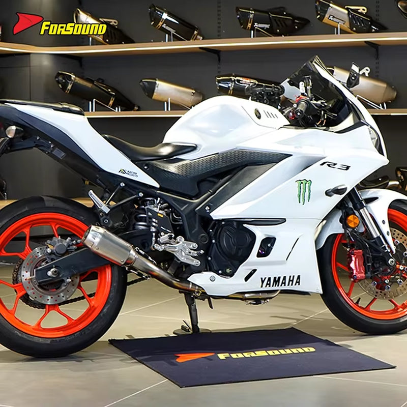 Stainless Steel 51Mm Full Motorcycle Exhaust System Yamaha R3 Exhaust ODM&OEM