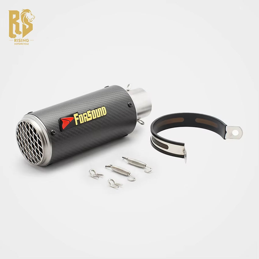 Stainless Steel 51Mm Exhaust End Can for Universal Motorcycle 51Mm Pipe