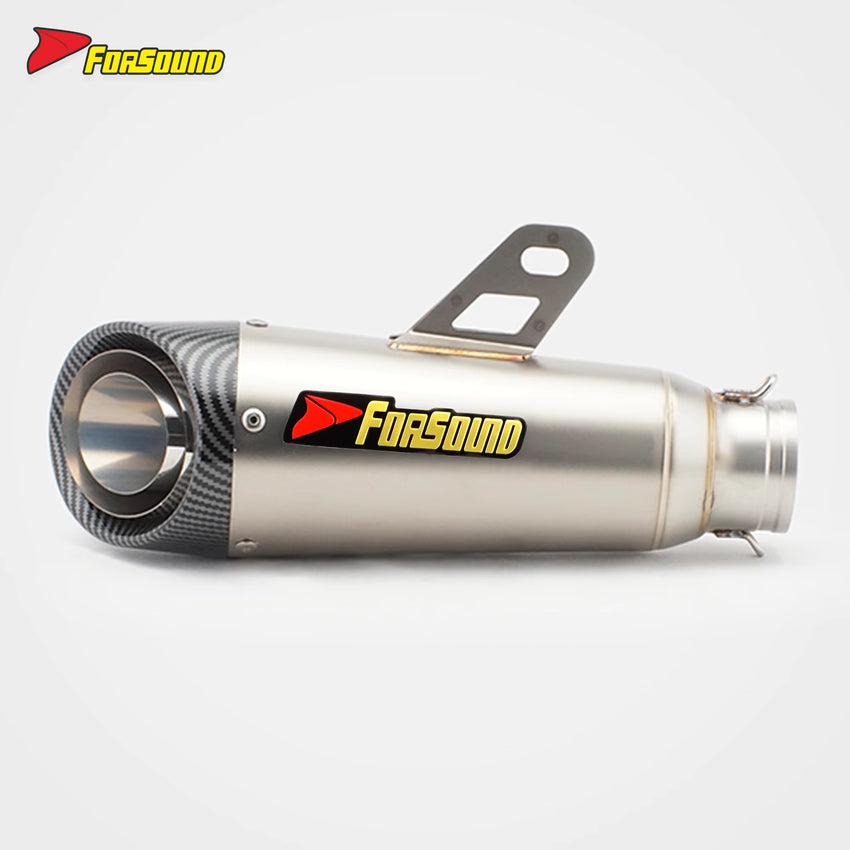 RS for Motorcycle Exhaust Pipe for Locomotive High Hanging SC Tail Section Compatible Models MT09 R6 GSX Z900 NK XMAX KTM