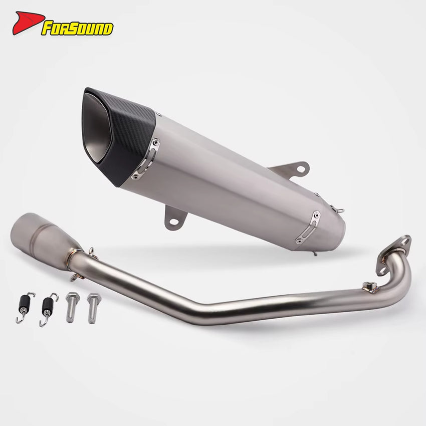 For Honda Adv 160 Full System Exhaust Stainless Steel TSS Model Full Exhaust Penetrating Exhaust Note 2022-2026 Model Compatible