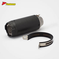 RS for Motorcycle ZX-4R CBR650 S1000R Z900 Exhaust Pipe Tail Section Carbon Fiber Honeycomb Nozzle Perfect Condition