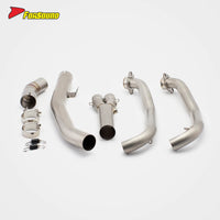 Titanium Alloy 51Mm Front and Middle Section Exhaust Pipe for V-STROM800DE ODM&OEM