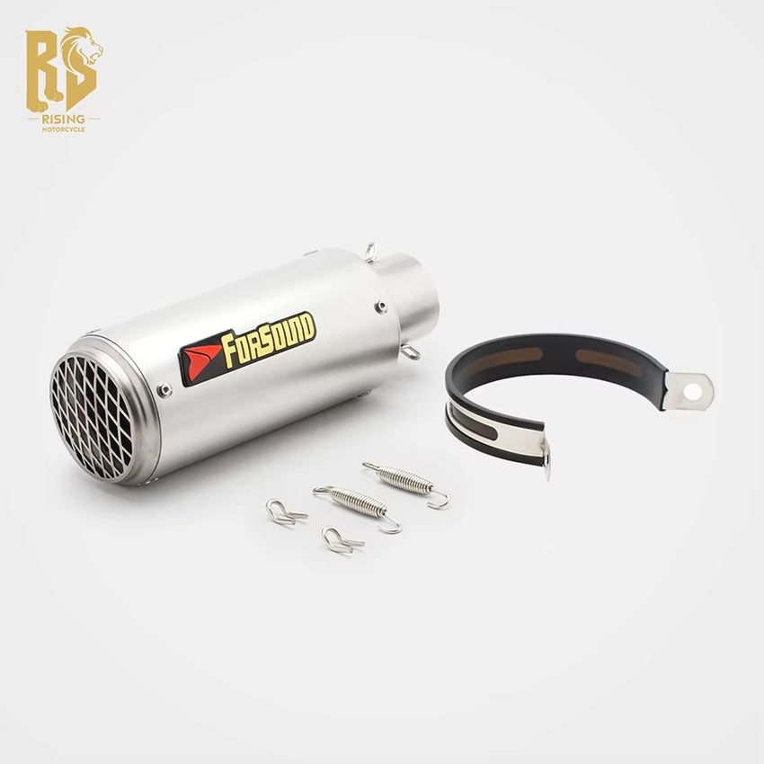 Stainless Steel 51Mm Exhaust End Can for Universal Motorcycle 51Mm Pipe