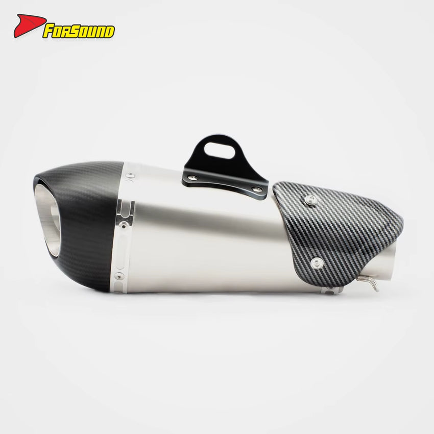 RS Universal Removable DB Killer Exhaust 51Mm Caliber Silencer for Motorcycle FORSOUND R3 Z400 ZX4R Z900 PCX ADV750