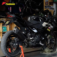 For KAWASAKI Ninja400 51Mm Caliber Stainless Steel Motorcycle Mid-Tail Integrated Exhaust Pipe Twin-Cylinder Power Boost OEM