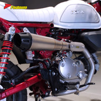 New FORSOUND for Monkey 125 Exhaust Stainless Steel R34-Style Full Exhaust System Aggressive Deep Exhaust Note Urban Commute